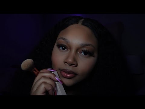 ASMR| Doing Your Makeup RP (Hand Movements, Tapping, & Mouth Sounds)