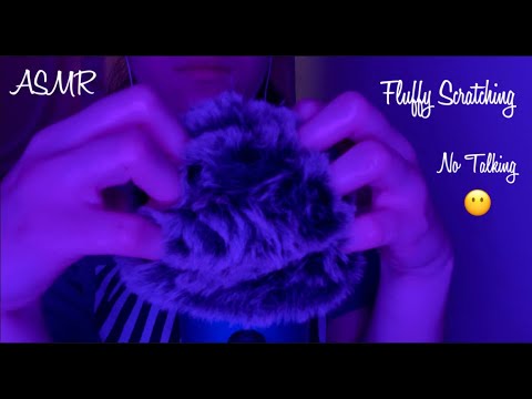 ASMR - Fluffy Mic Scratching | Wind Filter Scratching | No Talking