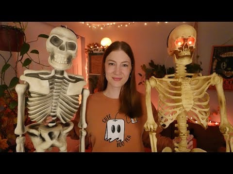 ASMR 🎃 HUGE Tingly Halloween Decorations For Sleep