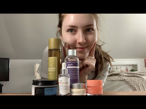 ASMR- my nighttime skincare routine