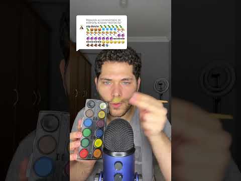ASMR EMOJI CHALLENGE 🦖🤬🪼🎨🥄🔮🕶️🤣🪵🗣️ #asmr #asmrfrançais #emojichallenge #shorts