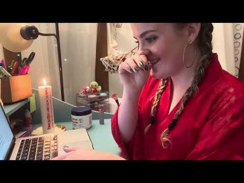 ASMR i need ur help with my homework! (typing sounds) pov: college student in boston during finals😻