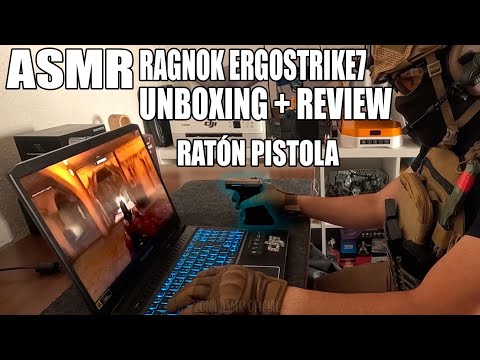 ASMR | RAGNOK ErgoStrike7 - El nuevo ratón pistola para Gaming [Unboxing/Review]