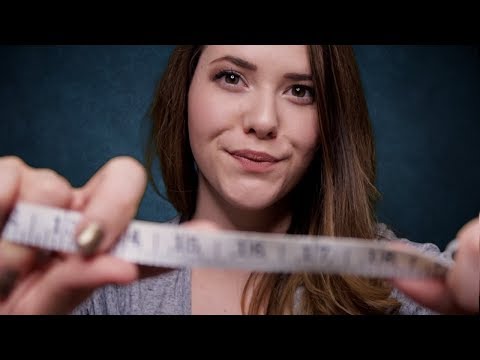 ASMR Sanfte Gesichtsmessung ♡ FACE MEASURING ♡ Roleplay in German/Deutsch