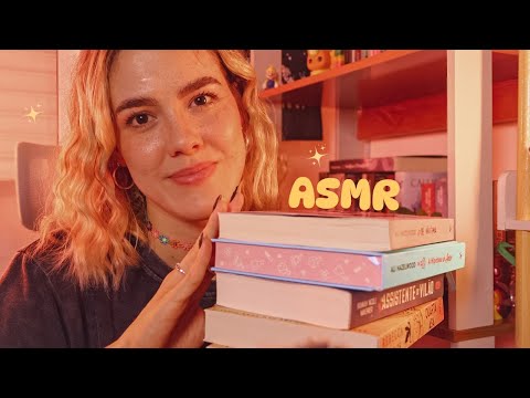 ASMR 📖🌷 Livros lidos de Agosto e Setembro | Voz Suave