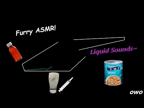 [Furry ASMR] Liquid Sounds (No Talking)