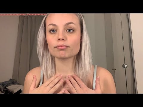 ASMR Collarbone Tapping, Hand Movements, Mouth Sounds & More 👄🤚🏼