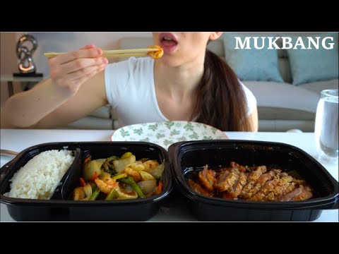 ASMR | Eating Crispy Duck & Shrimp | Vietnamese Food | EATING SOUNDS | No Talking | Lady M. ASMR