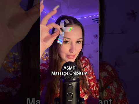 Une variante sympa du massage crânien ☺️✨ #asmr #asmrtape #asmrmassage #visualasmr #handmovements