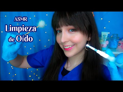 ⭐ASMR [Sub] ¿Te Sientes Enfermo? Limpieza y Examen de Oído (Roleplay en Español, Soft Spoken)