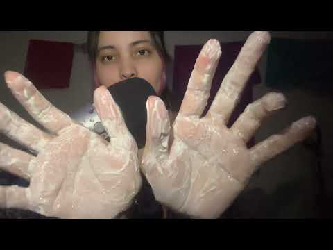 Asmr som de creme nas mãos 