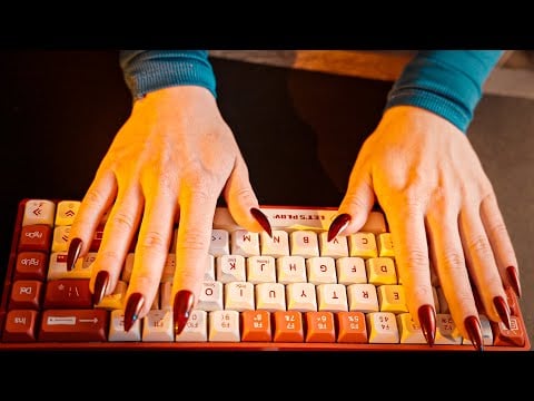 [Cozy ASMR] typing on keyboards | ASMR for Sleep, Relaxation, Study, Focus ☺️