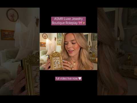 #asmr Jewelry Boutique Roleplay 🎀✨ #asmr #jewelry #asmrsounds #asmrvideo #chanel