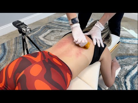 Scrape through Skin Crinkles with CRACKS to Relieves Spinal Tension