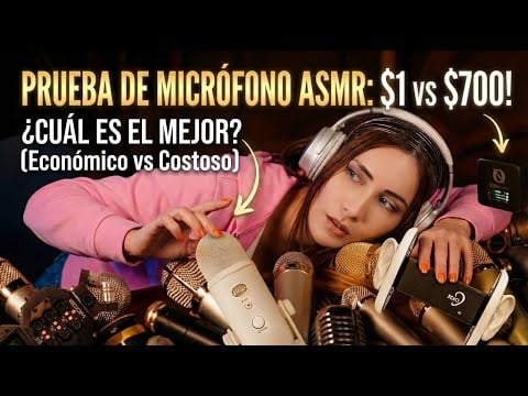 ASMR para Dormir | Test de Micrófonos: 1$ ➜ 700$ (Gran Diferencia?)