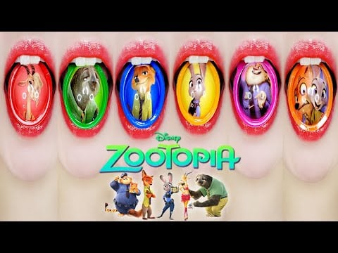 Zootopia Ball Jelly Gummy Lips Eating Sounds [ASMR MUKBANG]