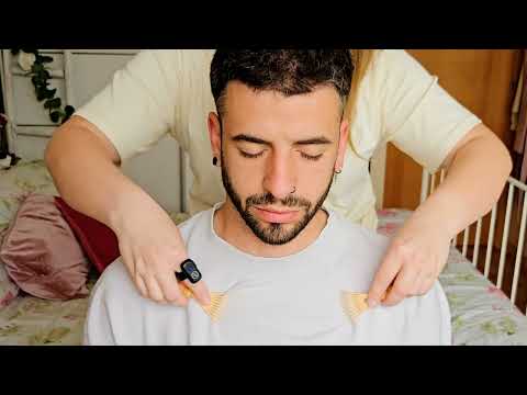 Gentle Face, Beard & Hair Tracing ASMR ✨ Personal Attention for Deep Relaxation (No Talking)