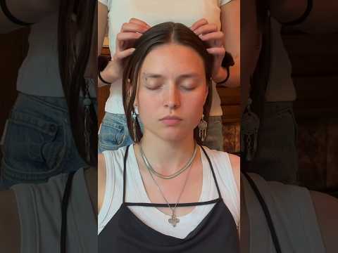 asmr jewelry sounds, crackling fireplace, & scalp scratches 🕯️#asmr