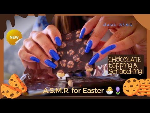 NEW super tingly ASMR 🎧 ✶ tapping & scratching my fav. CHOCOLATE 😍😋🤤 Delicious TRIGGER for You! ♥️