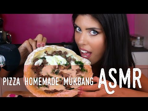 ASMR ita - 🍕 PIZZA MUKBANG · Salsiccia e Friarielli FATTA in CASA (Eating Sounds)