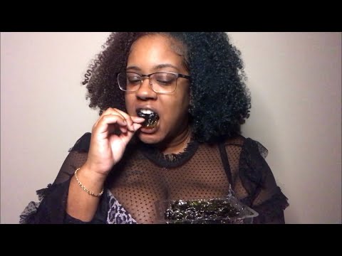 ASMR EATING: SEAWEED #extremecrunchy