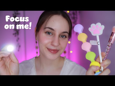 ASMR - Sigue mis instrucciones para Dormir bien ✨🌷 Focus on me!