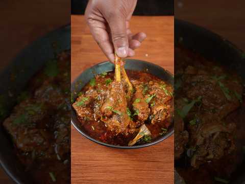 🔥 ASMR Desi Chicken Curry | Village Style | Satisfying Curry Sounds | No Talking #shorts #asmr
