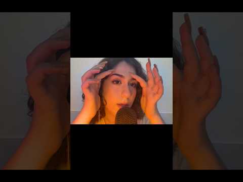 Asmr Almost touching your eyebrows to relax you😴 #asmr #tingles  #mouthsounds #oddlysatisfying