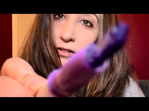 ASMR Doing your makeup with markers/ lofi/ marker sounds/ personal attention/ sleepy hand movements 