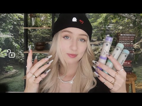(lofi) asmr spa skincare triggers w layered sounds
