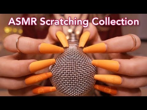 ASMR The Ultimate Scratching Collection for Sleep & Tingles ❤️ 1 Hour | No Talking ASMR