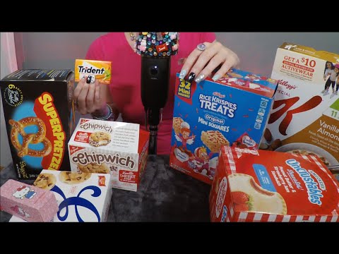 ASMR Gum Chewing Going Through Empties | Whispered