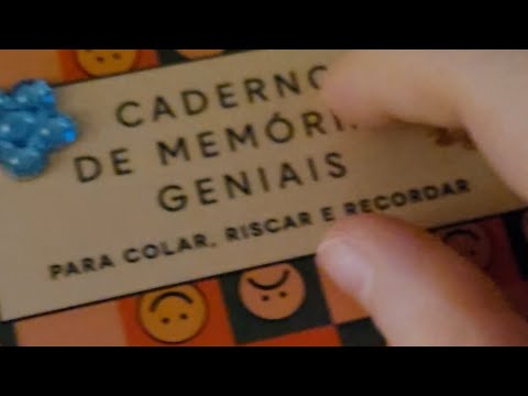 ASMR voz suave|susurro mostrando meu caderno, vida pessoal