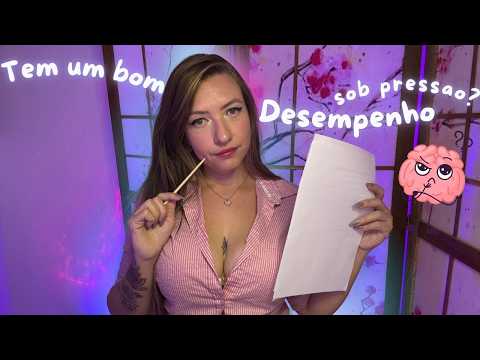 Processo seletivo diferente do normal | Análise de perfil 👀 (ASMR)