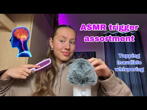 ASMR trigger assortment, tapping, whispering