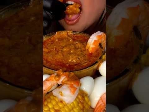 Massive Seafood Boil #shorts #asmr #asmreating #seafoodboil