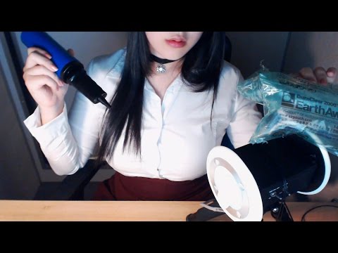 Korean ASMR 취향찾는 소리 모음집 6탄 Crinkle, Ear blowing, sticky sounds #6