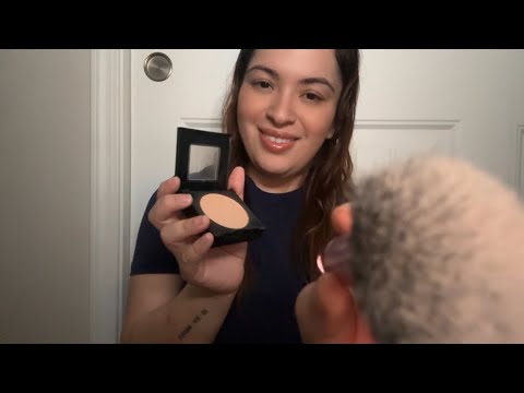 ASMR| Doing your makeup with real & pretend makeup 💄 - (Lots of personal attention)