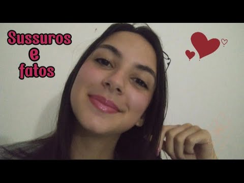 ASMR sussurrando fatos e curiosidades sobre mim!❤️