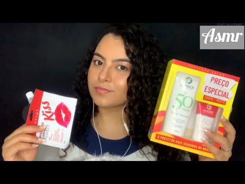 ASMR MOSTRANDO COMPRAS DA SHOPEE E LOJA FÍSICA