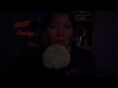 Plucking 👌 your negative thoughts away! (ASMR whispering)