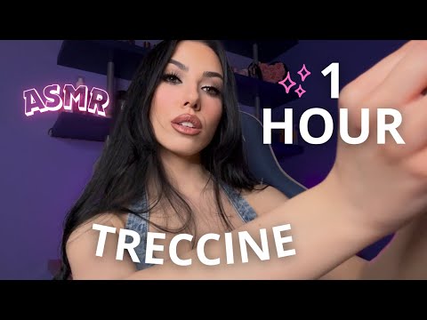 ASMR - 1 ORA DI TRECCINE & CLIPS (1 HOUR Of Braiding ASMR)