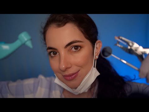 ASMR Dentista fazendo limpeza e extraindo seu dente | Roleplay