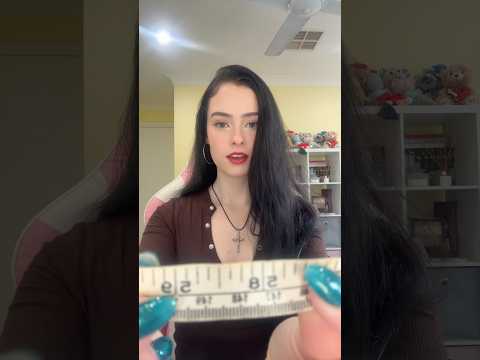 ASMR measuring your face 📏 #asmr #asmrmeasuring #asmrroleplay