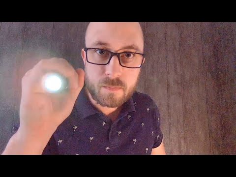 ASMR Eye Exam Roleplay, Light Triggers, Vision test, Soft Spoken