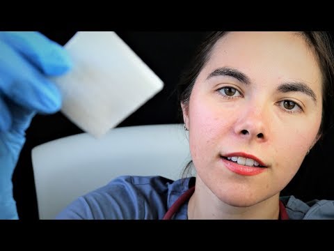 ASMR Nurse Treats Your Wounds