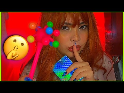 Asmr(GATILHO DELICIOSOS) No TALKING (livrinho de sereia🧜‍♀️,squishy de água💦,Canetinha 🌈)