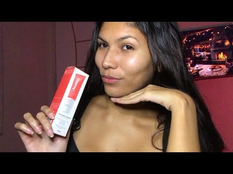 ASMR CONVERSANDO E FAZENDO SKIN CARE 