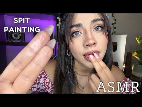 ASMR ESPAÑOL / EL SPIT PAINTING con MÁS BABA del CANAL + ATENCIÓN PERSONAL REALISTA