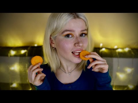 ASMR crunchy carrots eating 🥕 Satisfying mouth sounds, whispering for ...